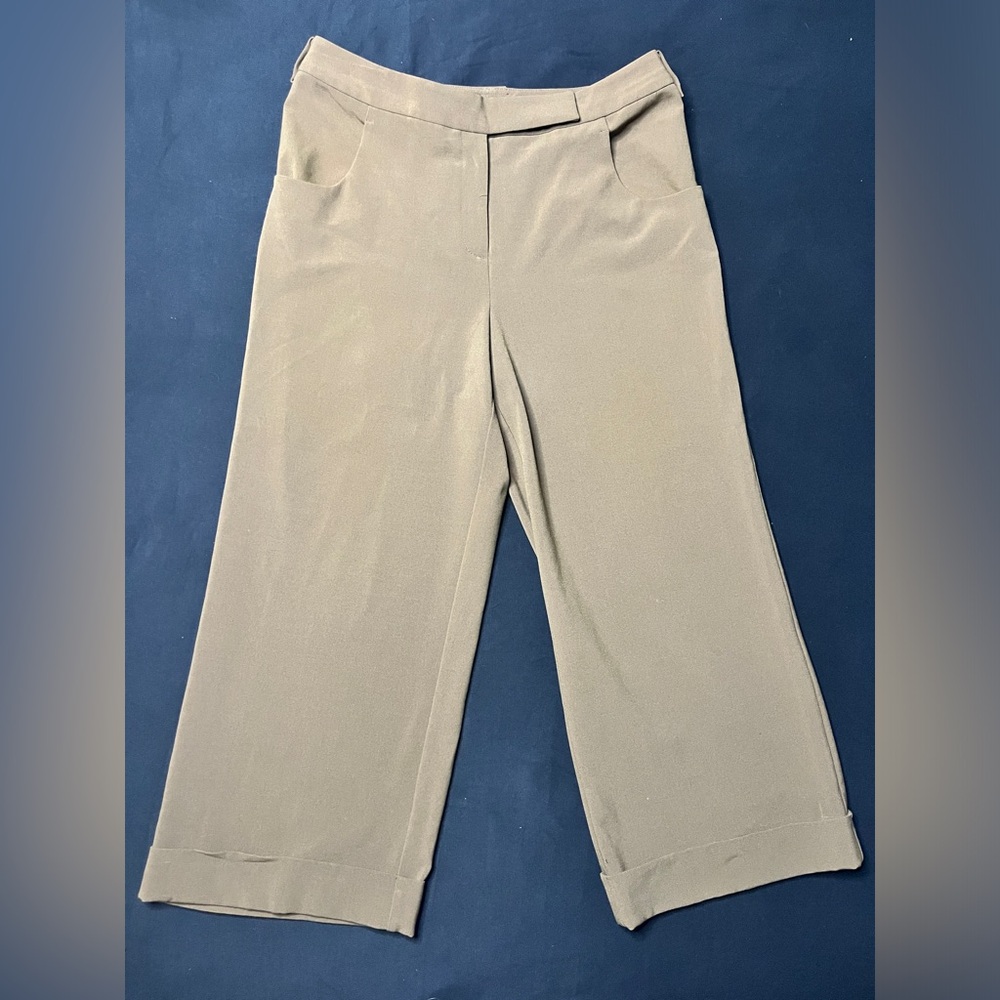 State of Mind Wide-Leg Crop Pants Size 10